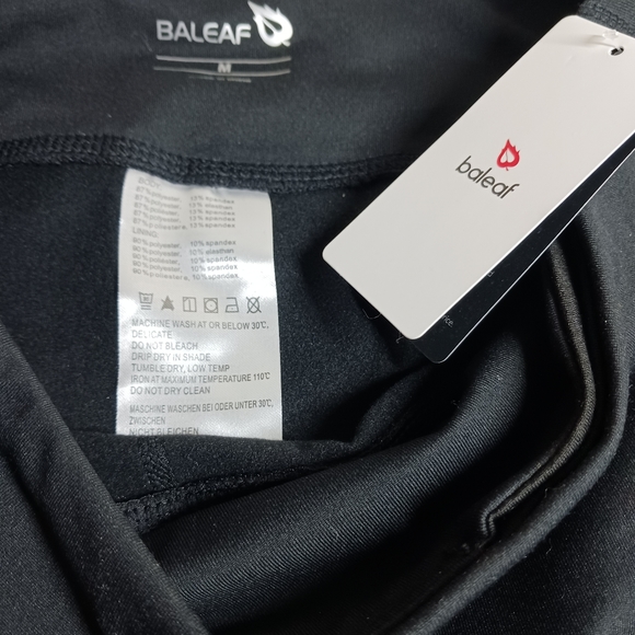 BALEAF Women's High Waisted Leggings Yoga Pants Tummy Control Winter Workout Leg - Picture 2 of 3